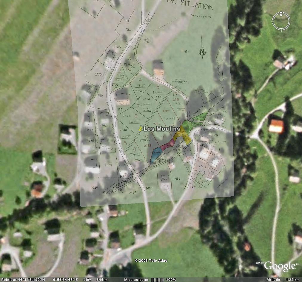 vue google earth / plan de situation